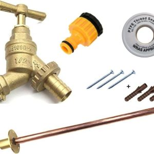 Outside Tap Kit With Through Wall Flange