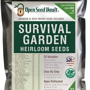 15,000 Seed 32 Vegetable Fruit Variety Garden Pack Emergency Survival Kit Mre … by Open Seed Vault