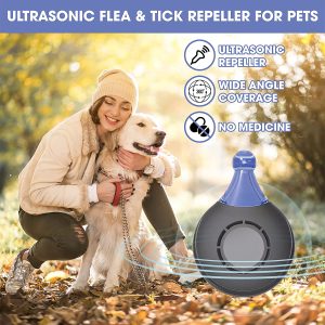 Free Tick and Flea Repeller – Ultrasonic Flea and Tick Repeller for Dogs and Cats – Ultrasonic, Natural, Chemical – Flea and Tick Treatment for Dogs