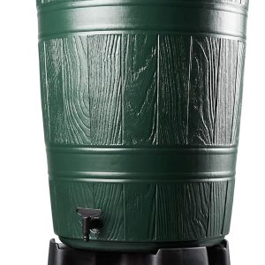 JAHUL Cloudburst Water Butt Kit, 200 Litre, Green